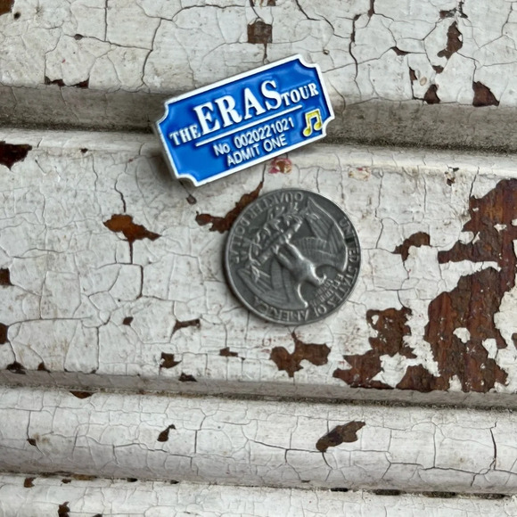 Brand new Taylor Swift inspired “ERAS TOUR” ticket enamel pin - Picture 2 of 3
